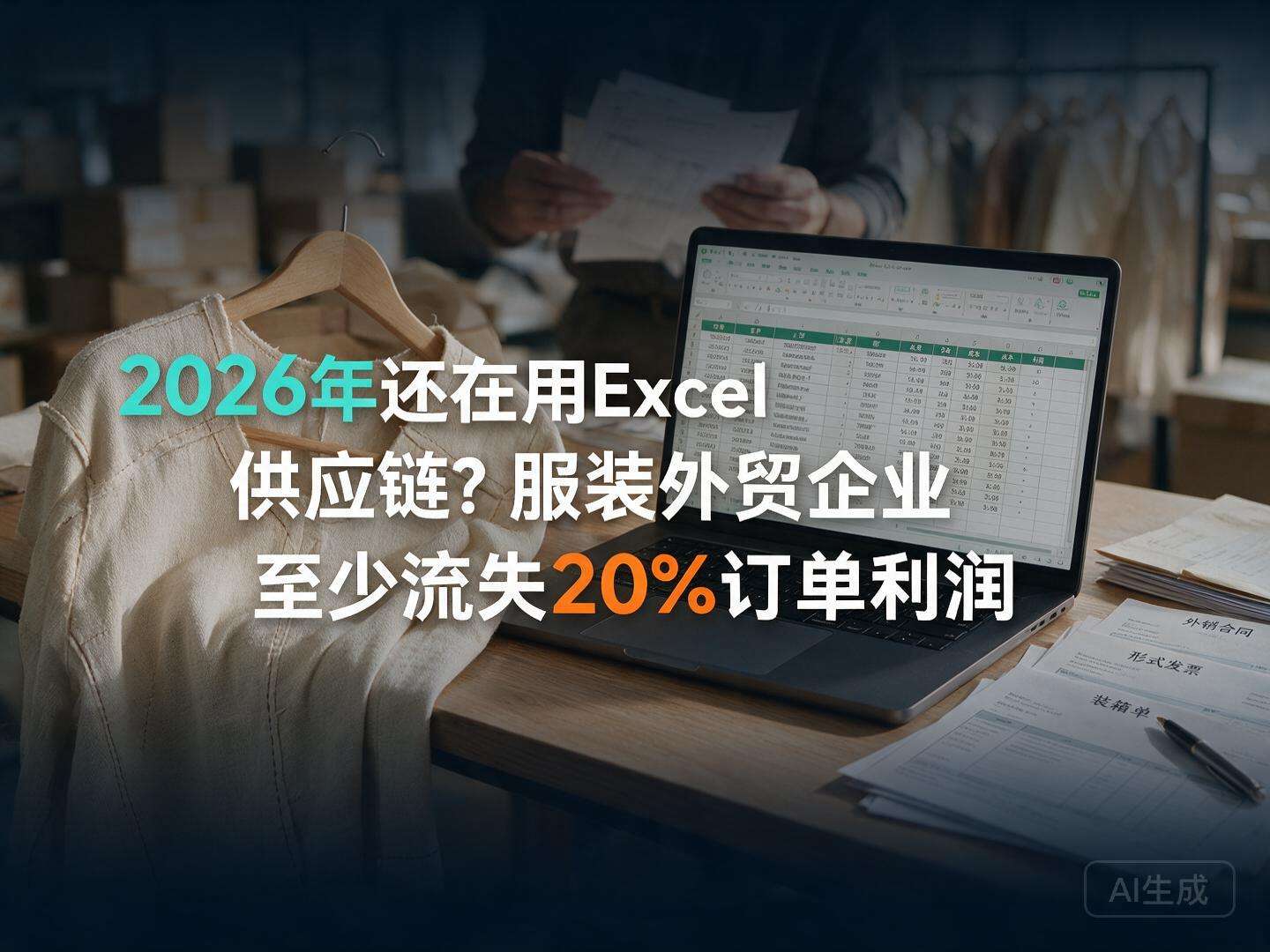 2026年还在用Excel管供应链？服装外贸企业至少流失20%订单利润封面图